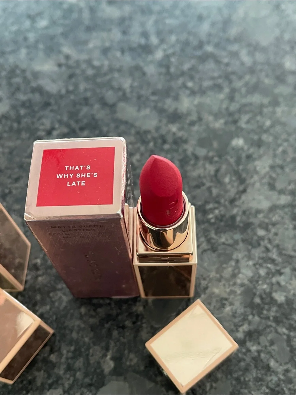 Patrick Ta Matte Suede Lipstick in Complicated or That’s Why She’s Late